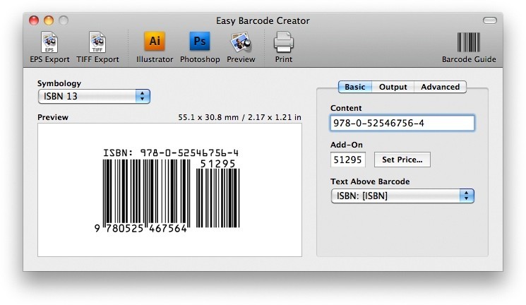 Easy Barcode Creator for Mac 3.0
