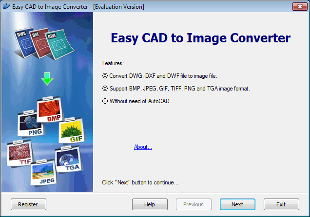 Easy CAD to Image Converter 1.03