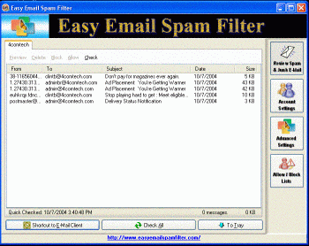 Easy Email Spam Filter 1.21