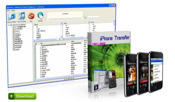 Easy iPhone/iTunes/Computer transfer 2.5