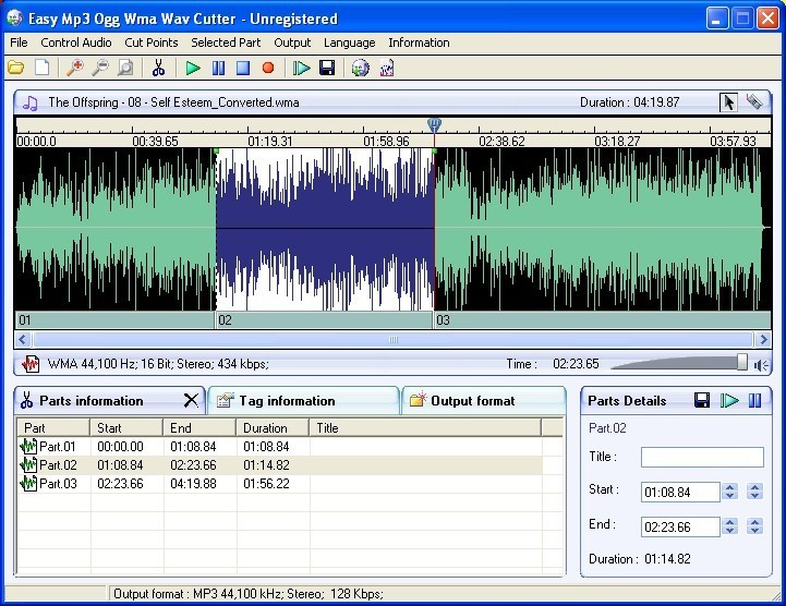 Easy MP3 WMA Cutter 2.0