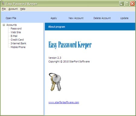 Easy Password Keeper 2.6
