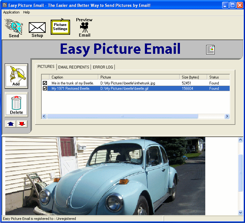 Easy Picture Email 2.7