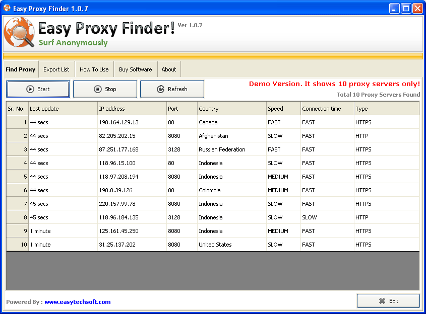 Easy Proxy Finder 1.0.11