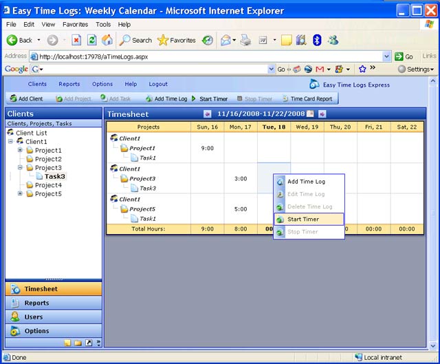 Easy Time Logs Express 4.6.47