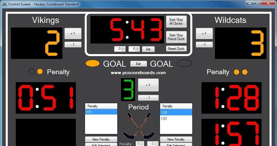 Eguasoft Hockey Scoreboard 2.4.0.0
