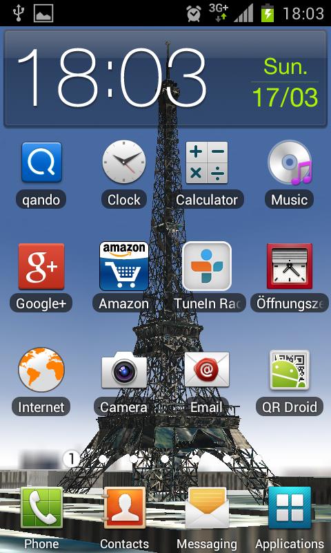 Eiffel Tower 3D Live Wallpaper 1.1