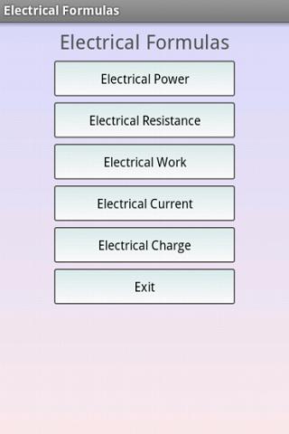 Electrical Formulas Pro 1.0