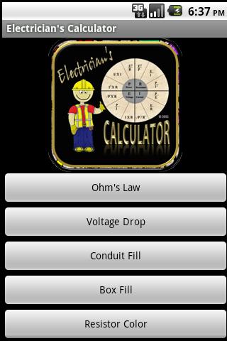 Electrician's Calculator 1.5
