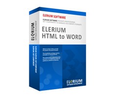 Elerium HTML to Word .NET 1.5