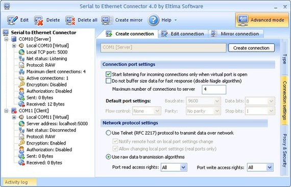 Eltima Serial to Ethernet Connector 4.0