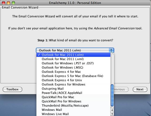Emailchemy 11.3-MacOSX 1.0