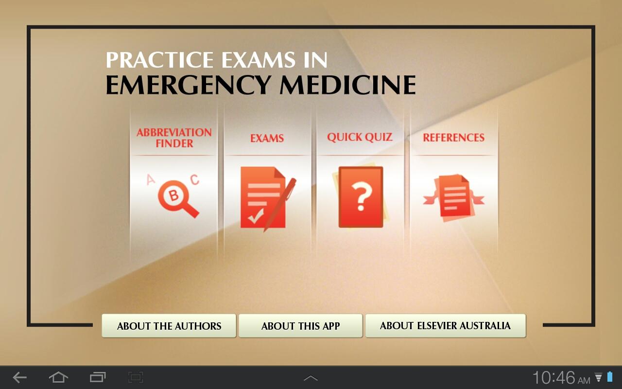 Emergency Med Exam for Tablet 1.52