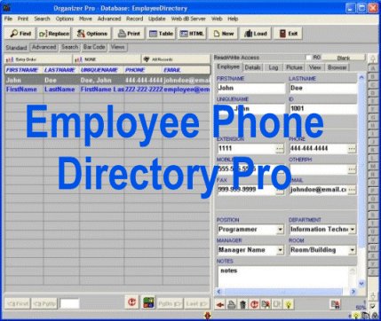 Employee Phone Directory Pro 2.9