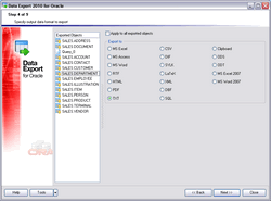 EMS Data Export for Oracle 3.3