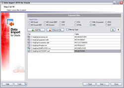 EMS Data Import for Oracle 3.3