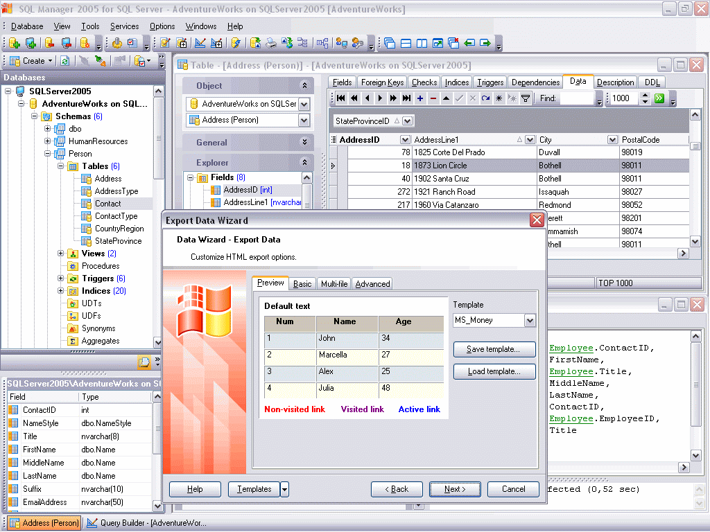 EMS SQL Manager 2005 for SQL Server 2.4