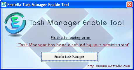 Enable Task Manager Tool 1.0