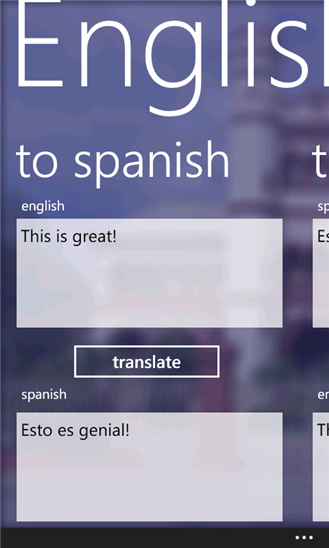 English To Spanish 1.1.0.0