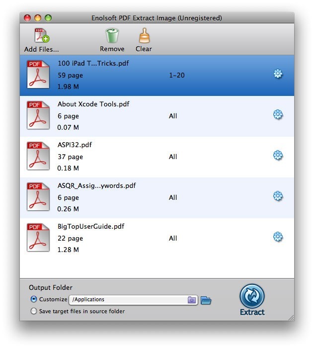 Enolsoft PDF Extract Image for Mac 2.5.0