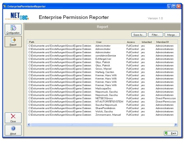 Enterprise Permission Reporter 2.0.1