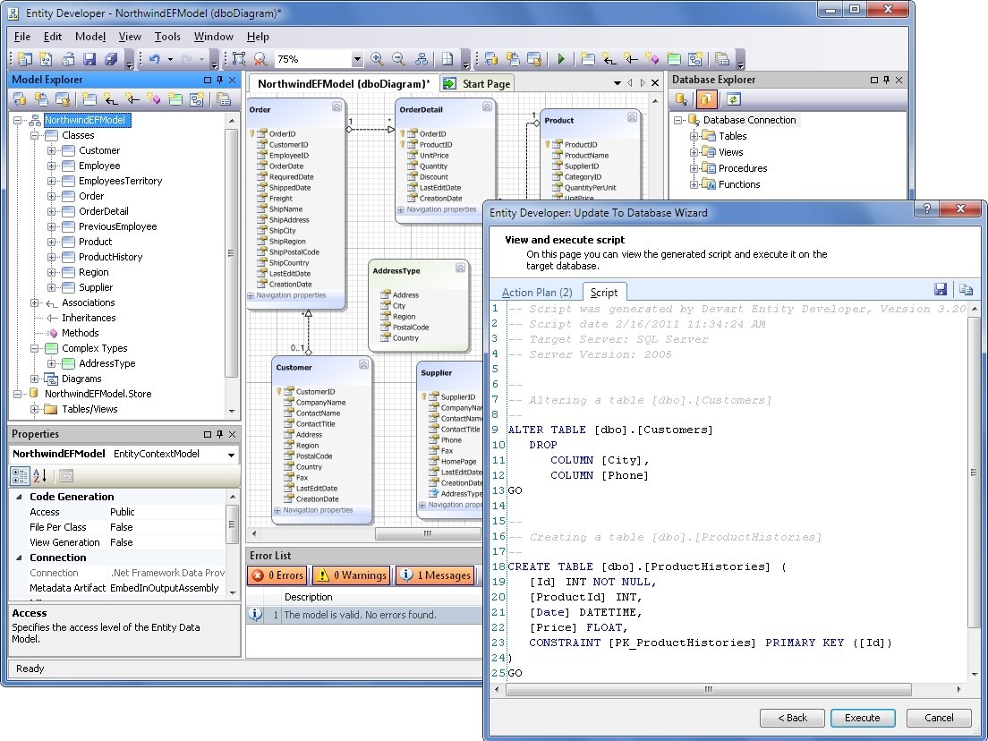Entity Developer for SQL Server 3.20