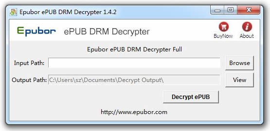 Epubor ePUB DRM Decrypter 1.5.0