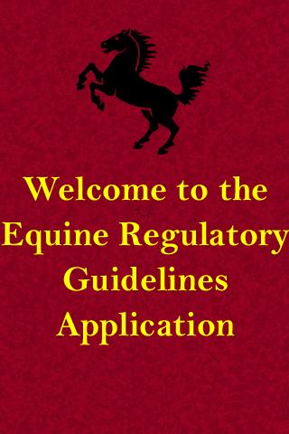 EQUINE REGULATORY GUIDELINES 1.0