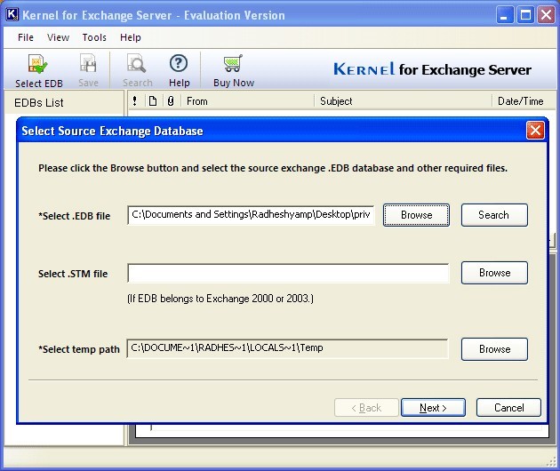 Eseutil Exchange 2010 11.05.01