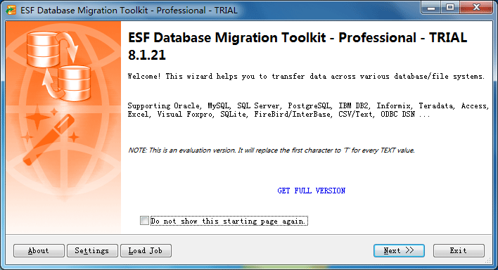 ESF Database Migration Toolkit Pro 8.1.21