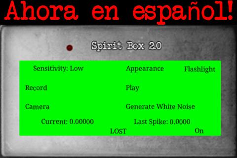 Espíritu Caja 2.0 en español 1.00