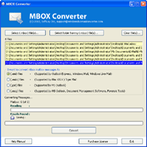 Eudora MBX to Outlook Converter 6.5