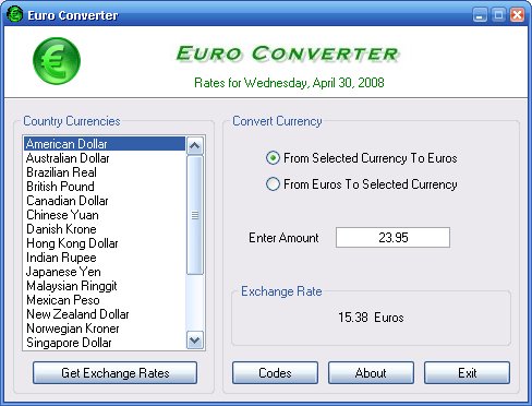 Euro Converter 1.0