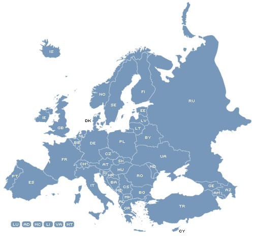 Europe Map Locator 1.6