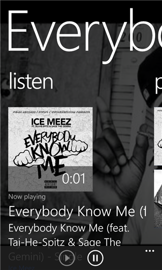 Everybody Know Me - Single 1.0.0.1