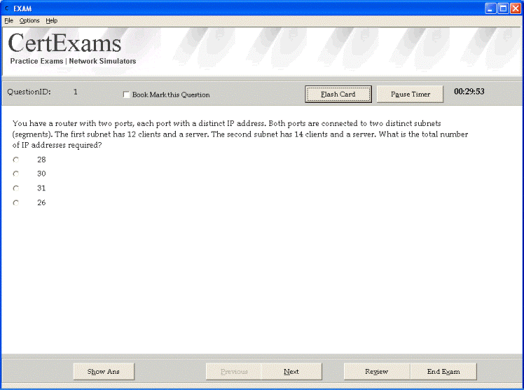 Exam Simulator for CCENT 2.7.0