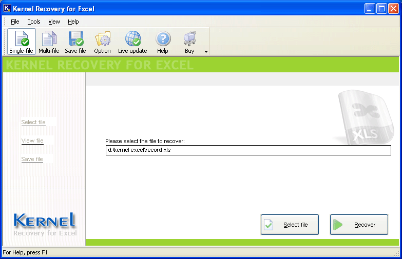 Excel File Repair 4.03