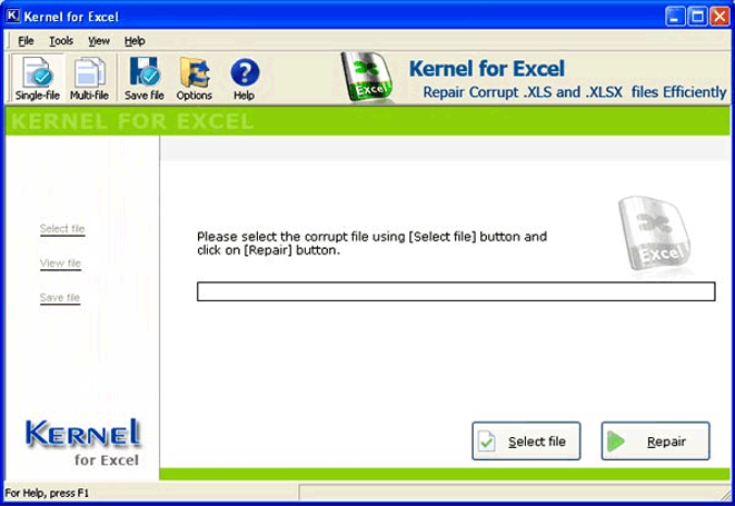 Excel File Repair Tool 10.10.01