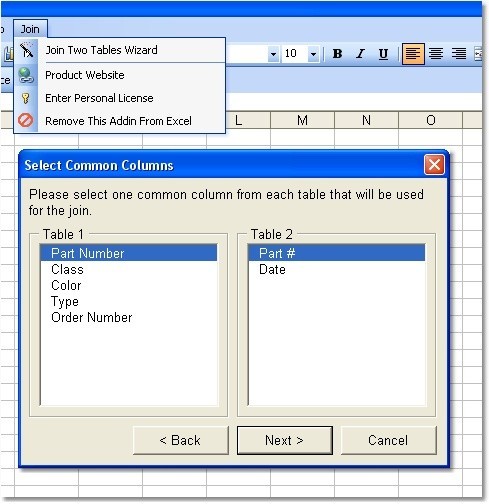 Excel Join Two Tables Software 7.0