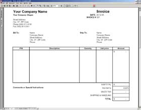 Excel Sales Invoice template 1.0