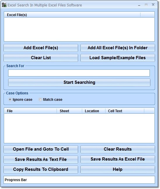 Excel Search In Multiple Excel Files Software 7.0