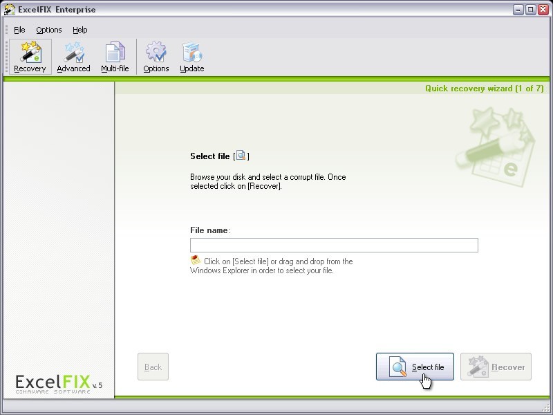 ExcelFIX Excel File Recovery 5.34