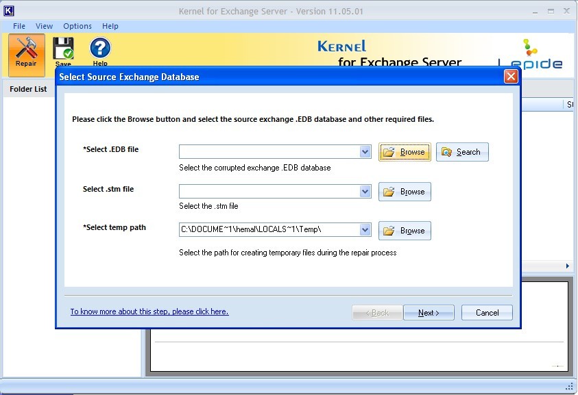 Exchange 2003 Server Recovery 11.05.01