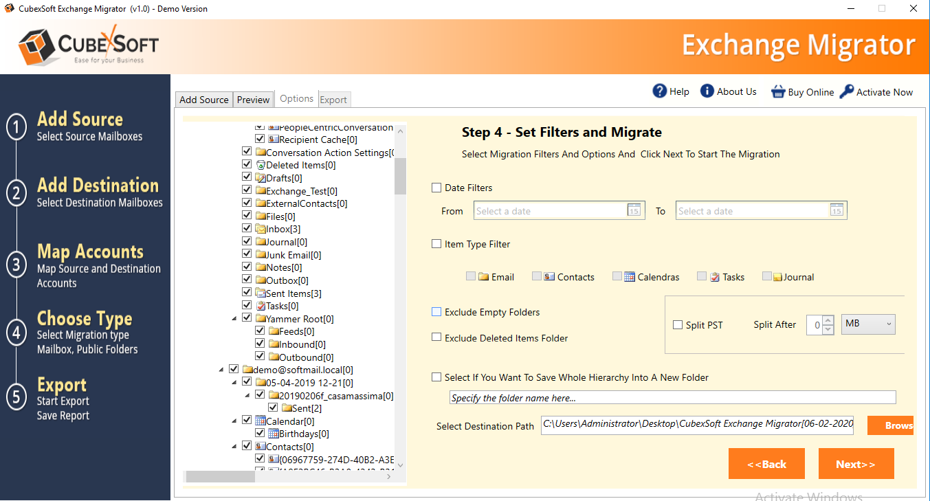 Exchange 2007 to Office 365 Migration Tool 1.0
