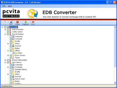 Exchange EDB File Converter 2.3