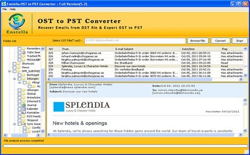 Exchange Recovery OST to PST 5.2