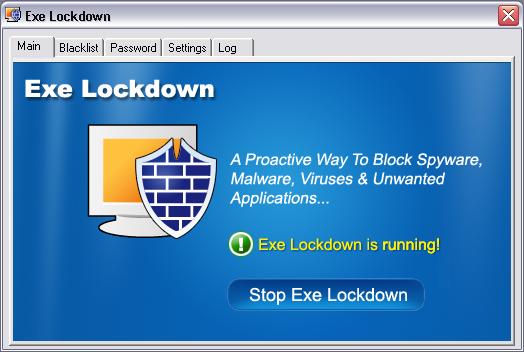 Executable lockdown 1.0 Build08042 1.0