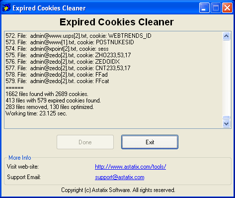 Expired Cookies Cleaner 1.02