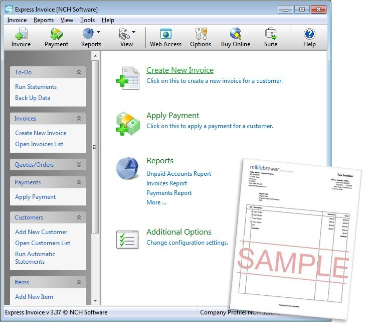 Express Invoice Professional 3.69