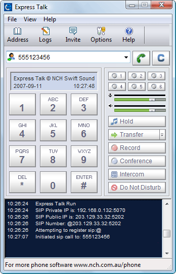 Express Talk VoIP Softphone 4.26
